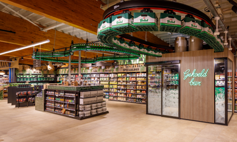 Bierbeleving grolsch bij jumbo in Goor